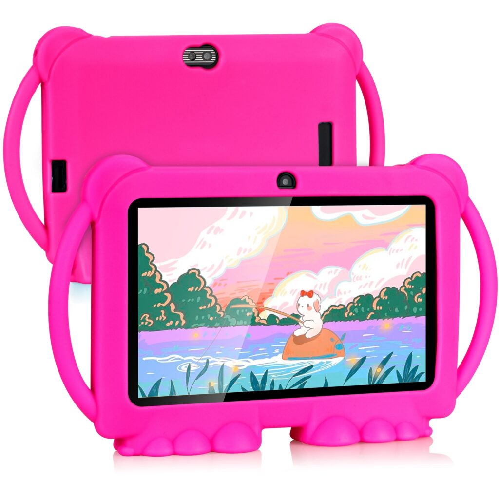 Kids Tablet, Case, Games - Youngsters Learning Device, Playful Design, Durable Case,