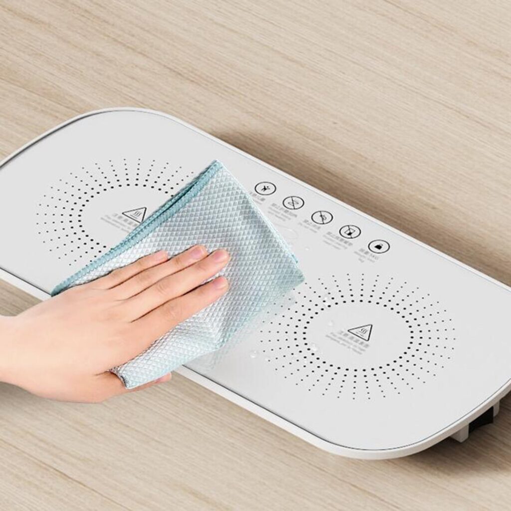 Electric Warming Tray Tempered Glass Panel Valentines Day Gifts 50W Food Warmer for Home Restaurants Events Housewarming Buffets